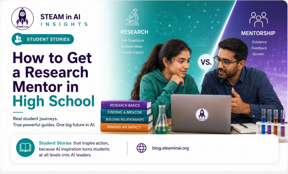 How to Get a Research Mentor in High School STEAM in AI Insights