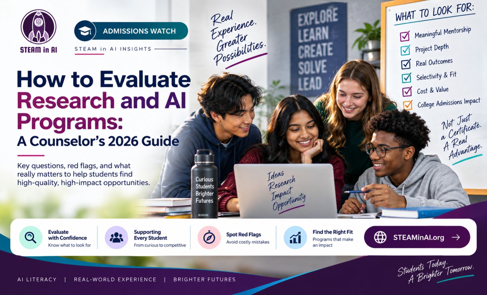 How to Evaluate Research and AI Programs A Counselor's 2026 Guide STEAM in AI Insights
