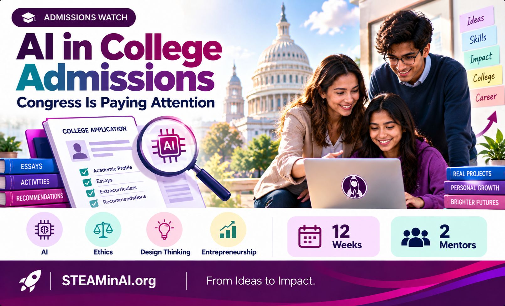 AI in College Admissions Congress is Paying Attention STEAM in AI Insights